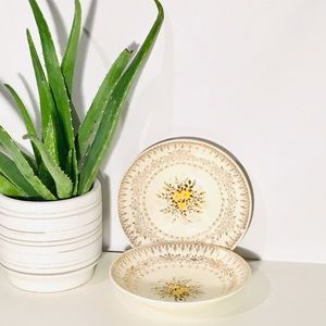 Vintage Yellow Rose Bowls